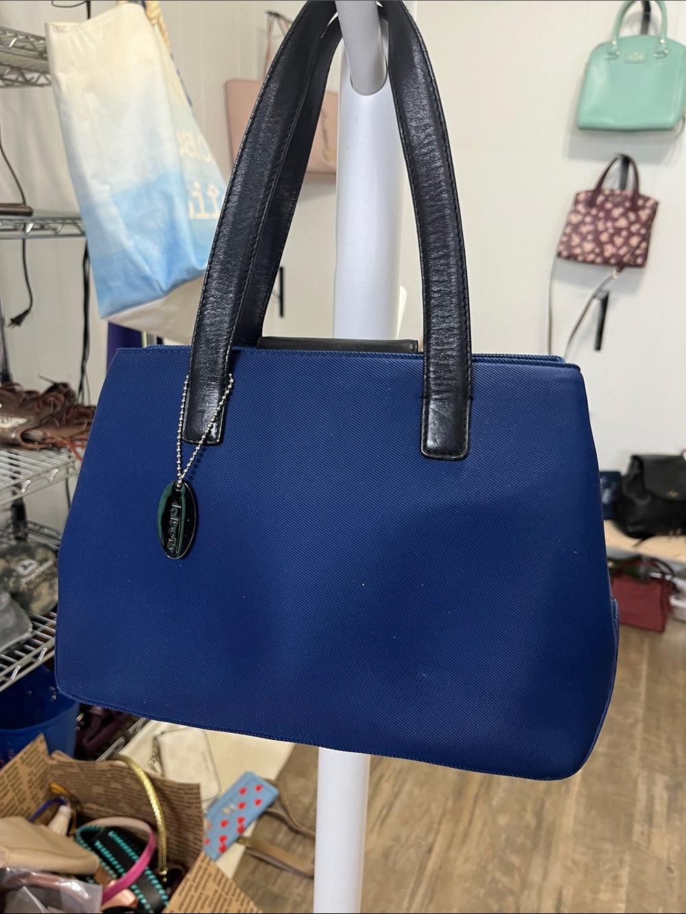 Talbots blue satchel